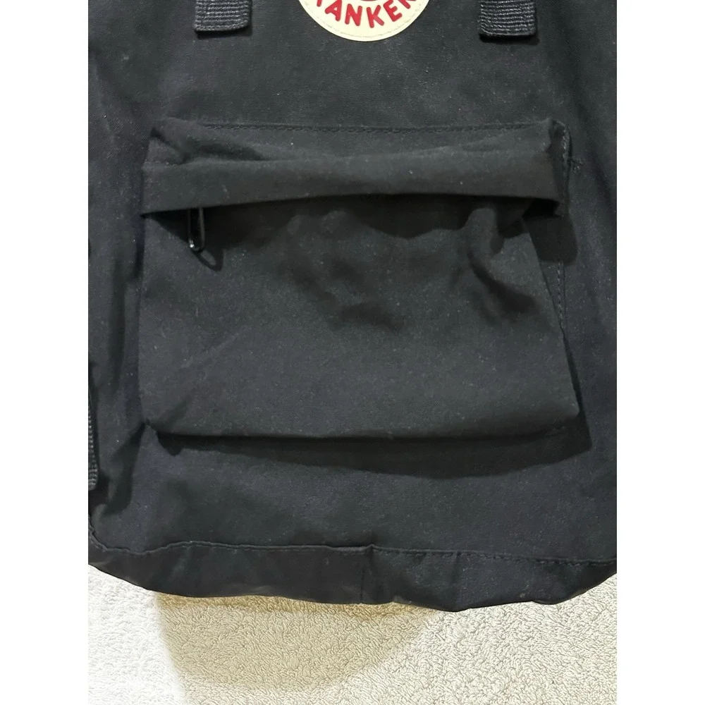 Fjallraven Kanken Classic Backpack w/Bottle Pockets Black 23510 Bag Top Handle‎